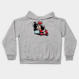 Pucca loves Garu Kids Hoodie